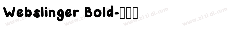 Webslinger Bold字体转换